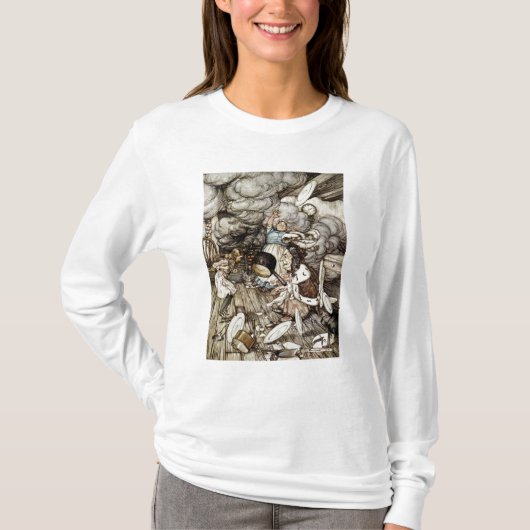 Arthur Rackham | In de keuken van de hertogin, ill T-shirt (Voorkant)