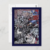 Arthur Rackham Irish Fayry tales Illustration Briefkaart (Voorkant / Achterkant)