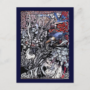 Arthur Rackham Irish Fayry tales Illustration Briefkaart
