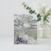 Arthur Rackham |Izaak Walton wijst op een F Briefkaart (Staand voorkant)