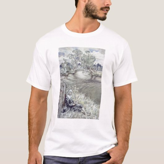 Arthur Rackham |Izaak Walton wijst op een F T-shirt (Voorkant)