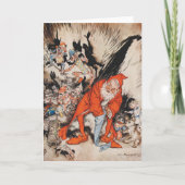 Arthur Rackham Kerstgroeten Feestdagen Kaart (Voorkant)