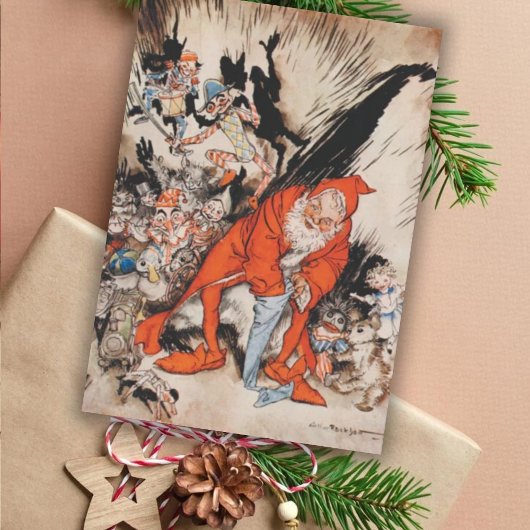 Arthur Rackham Kerstgroeten Feestdagen Kaart