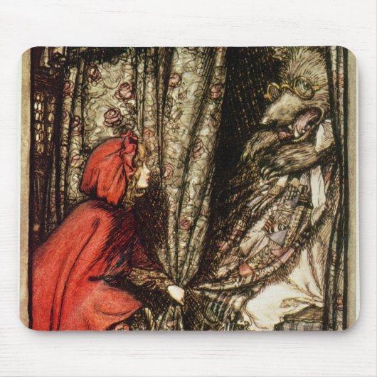 Arthur Rackham | Kleine rode rondhood Muismat (Voorkant)