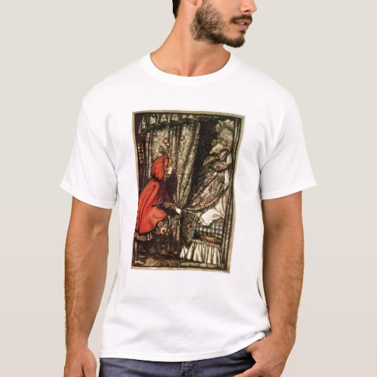 Arthur Rackham | Kleine rode rondhood T-shirt (Voorkant)