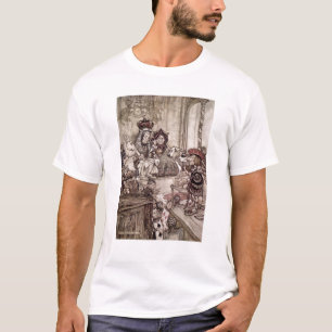 Arthur Rackham Knave voor de koning en de koning T-shirt