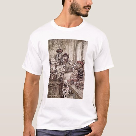Arthur Rackham | Knave voor de koning en de koning T-shirt (Voorkant)