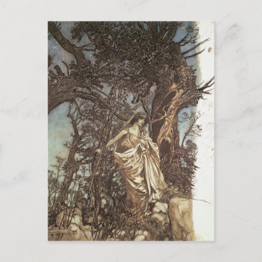 Arthur Rackham | Nooit zo vermoeid, nooit zo beroe Briefkaart (Voorkant)