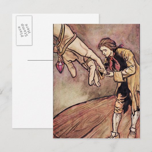 Arthur Rackham | Oorspronkelijke illustratie van d Briefkaart (Voorkant / Achterkant)
