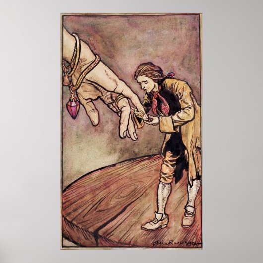 Arthur Rackham | Oorspronkelijke illustratie van d Poster (Voorkant)