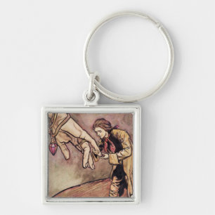 Arthur Rackham Oorspronkelijke illustratie van d Sleutelhanger
