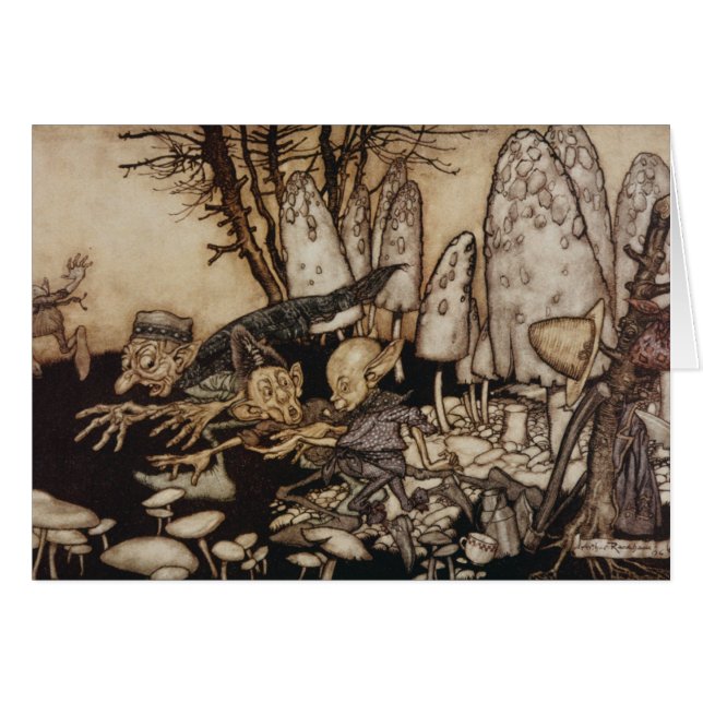 Arthur Rackham | Peter Pan in Kensington-tuinen (Voorkant Horizontaal)