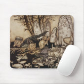 Arthur Rackham | Peter Pan in Kensington-tuinen Muismat (Met muis)