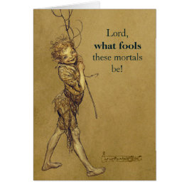 Arthur Rackham Puck Lord, wat een fools CC0587 Car