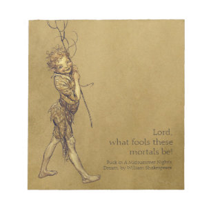 Arthur Rackham Puck Lord wat voor gek CC0721 Notitieblok