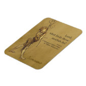 Arthur Rackham Puck Lord, wat voor gek CC0951 Frid Magneet (Linkerzijde)