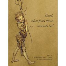 Arthur Rackham Puck Lord what fools CC0950 Small