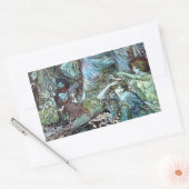 Arthur rackham rechthoekige sticker (Envelop)