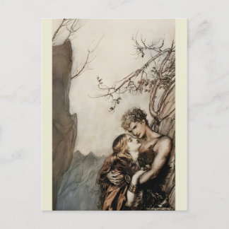 Arthur Rackham Richard Wagner Brünnhilde Valkyrie Briefkaart