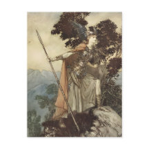 Arthur Rackham Richard Wagner Brünnhilde Viking