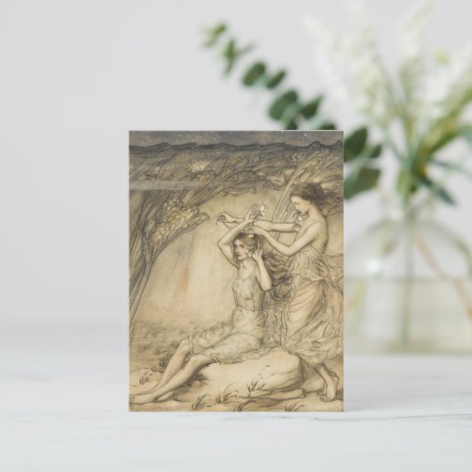 Arthur Rackham - Sabrina Fair Briefkaart (Staand voorkant)