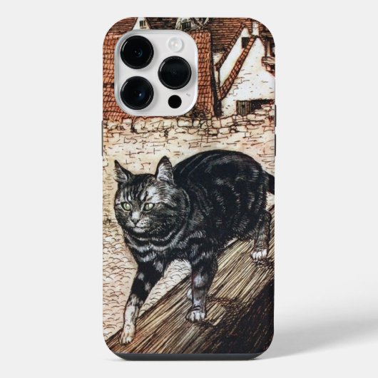 Arthur Rackham Sprookjes van Grimm De Kat iPhone Hoesje (Achterkant)