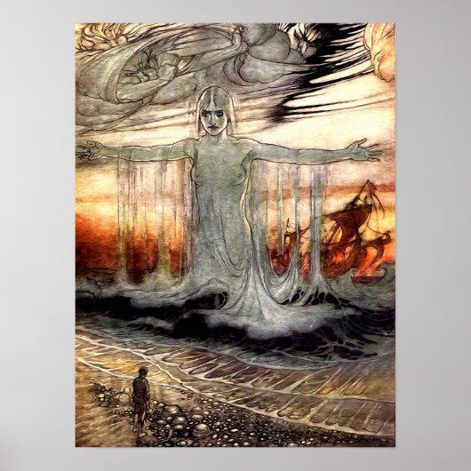 Arthur Rackham - sprookjeskunst Poster (Voorkant)