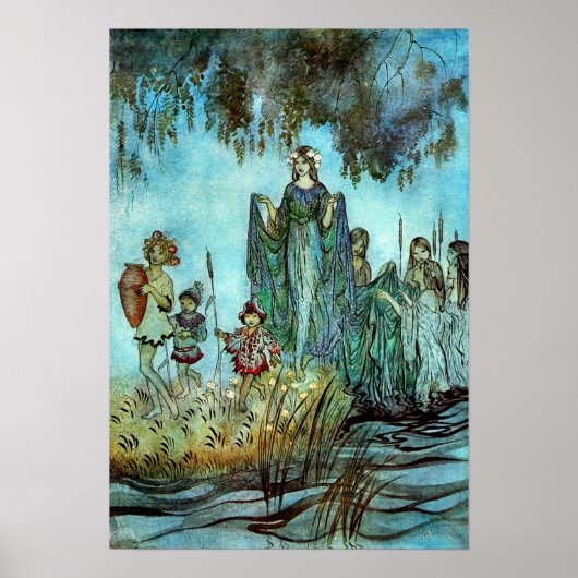 Arthur Rackham - sprookjeskunst Poster (Voorkant)