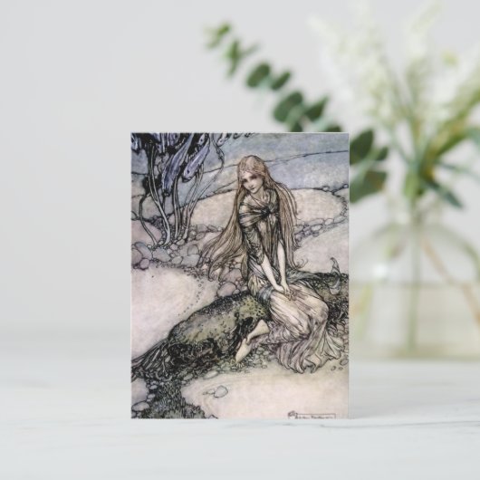Arthur Rackham-sprookjeskunst uit “Undine” Briefkaart (Staand voorkant)
