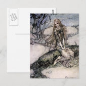 Arthur Rackham-sprookjeskunst uit “Undine” Briefkaart (Voorkant / Achterkant)