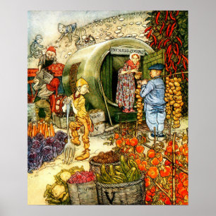 Arthur Rackham -  sprookkunst Poster