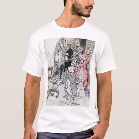 Arthur rackham , “ Tortoise and hare ” T-shirt (Voorkant)