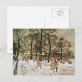 Arthur Rackham | Winter in Kensington Gardens van Briefkaart (Voorkant / Achterkant)