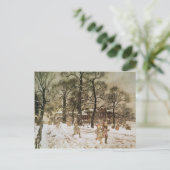 Arthur Rackham | Winter in Kensington Gardens van Briefkaart (Staand voorkant)