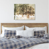 Arthur Rackham | Winter in Kensington Gardens van Canvas Afdruk (Insitu (Slaapkamer))