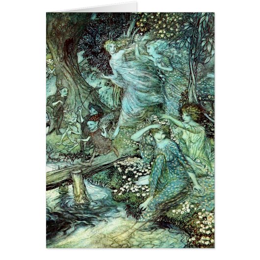 Arthur Rackham's Faeries, blauw (Voorkant)