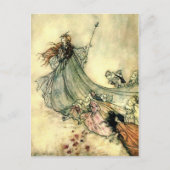 Arthur Rackham's Fairy Queen Briefkaart (Voorkant)