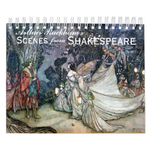 Arthur Rackham's Shakespeare  Art Calendar Kalender