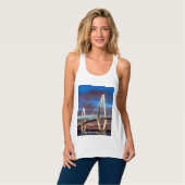 Arthur Ravenal Bridge bij nacht Tanktop (Volledige Voorkant)