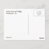 Arthur Ravenel Bridge Briefkaart (Achterkant)
