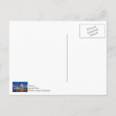 Arthur Ravenel Bridge 's nachts Briefkaart (Achterkant)