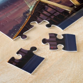 Arthur Ravenel Bridge 's nachts Legpuzzel (Zijkant)