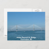 Arthur Ravenel Jr. Bridge Briefkaart (Voorkant / Achterkant)