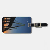 Arthur Ravenel Jr. Bridge in Dusk Bagagelabel (Voorkant horizontaal)