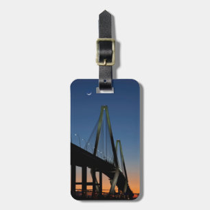 Arthur Ravenel Jr. Bridge in Dusk Bagagelabel