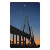 Arthur Ravenel Jr. Bridge in Dusk Mini Klembord (Achterkant)