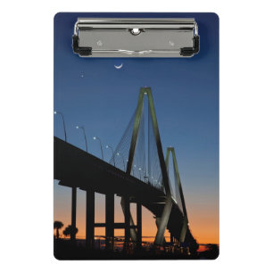 Arthur Ravenel Jr. Bridge in Dusk Mini Klembord