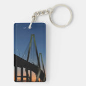 Arthur Ravenel Jr. Bridge in Dusk Sleutelhanger (achterkant)