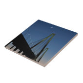 Arthur Ravenel Jr. Bridge in Dusk Tegeltje (Zijkant)