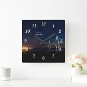 Arthur Ravenel Nacht Pano Wandklok (Huis)